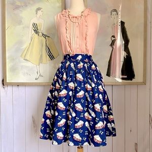ModCloth Cherry Pie Skirt